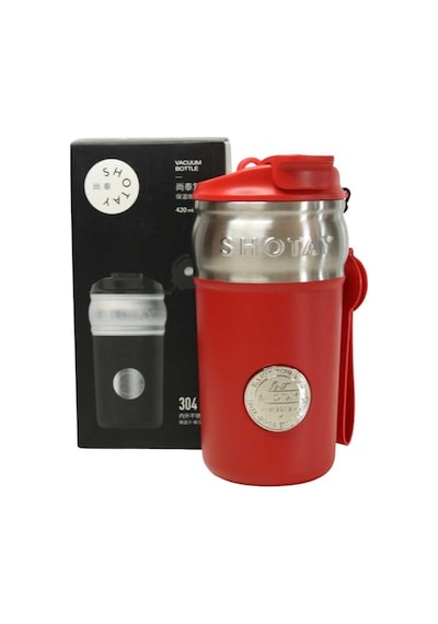 Shotay St-8912 420ml Kırmızı Çelik Termos Diğer