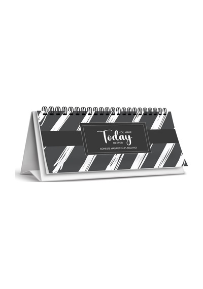Keskin 9 20 Today Spiralli Planner - No:01 Siyah