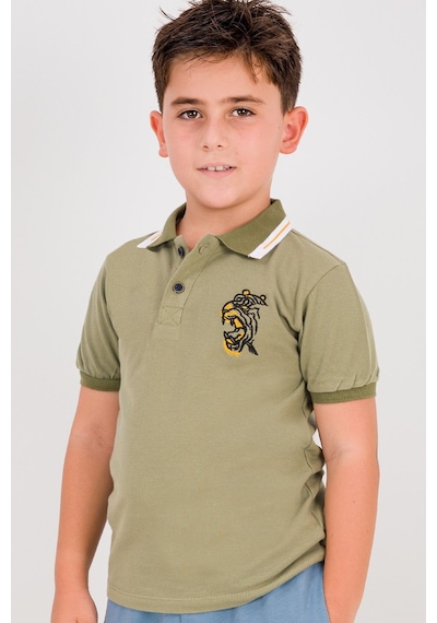 Hçm Erkek Çocuk Tshirt Polo Yaka A7 Haki