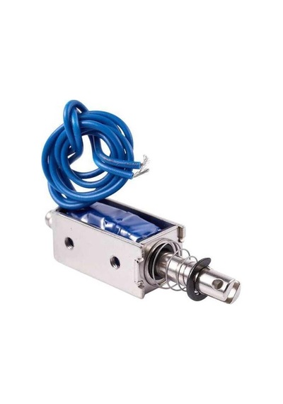 12v Dc İtme Çekme Solenoid Elektromıknatıs 10mm Strok 5n Güç Jf-0530b