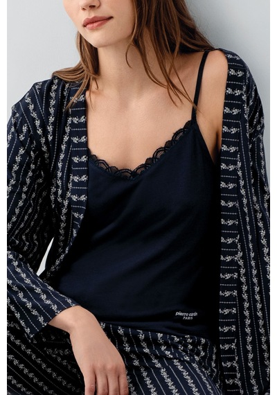 Pierre Cardin Kadın Lacivert 3lü Pijama Takım Lacivert