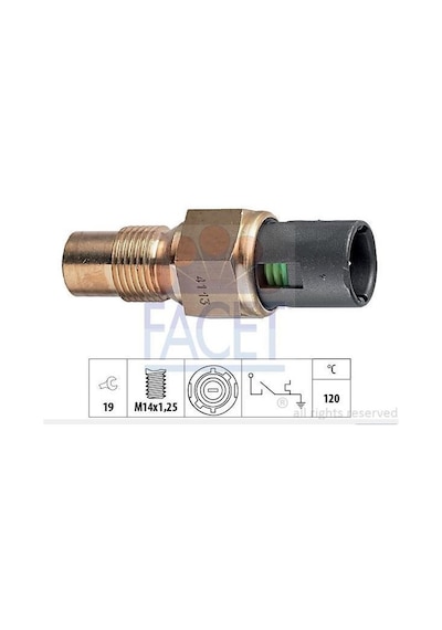 Twingo 1.2 8 Valf D7F Fan Isı Müşürü 7700809907