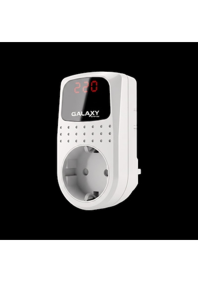 Galaxy Energy Sx220 Dijital Voltaj Koruyucu Priz 16a 3500w Ayarlanabilir Yüksek Düşük Voltaj Koruması Yıldırım Darbesi Koruması Çocuk Kilidi Yok