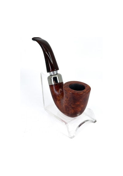 Şahin Üç Yıldız Bent Dublin 9mm. Filtreli Akrilik Saplı Pipo 237388