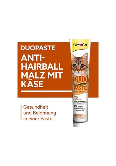 Anti-hairball Duo, Kedi Macunu, Peynir+malt, 50 Gr