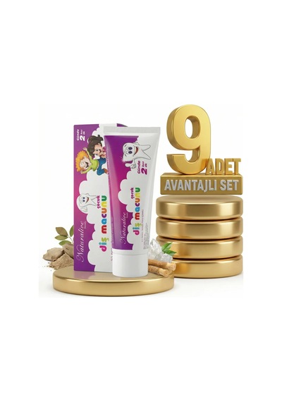 Naturalive Çocuk Diş Macunu 9x75 Ml/100 Gr