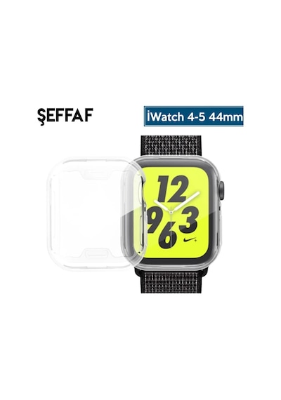 Ally Apple İwatch 44mm 360 Koruma Ultra Slim Silikon Kılıf- 5775