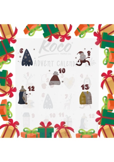 Yeniyıl Advent Takvimi Sticker Seti- 25 Adet Çıkartma, Yılbaşı H