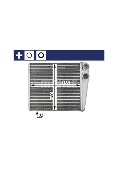 Behr Kalorifer Radyatörü Vw Caddy 04-11 Golf 04-14 Passat 06-11 Audı A3 04-13 Seat Mhl-ah 208 000s