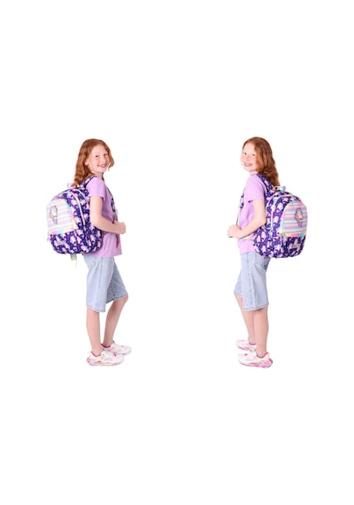 Kaukko Kids Üçlü Kız Çocuk İlkokul Okul Çantası Seti L5228+l7228+l8228 Mor - Kauçuk Unicorn Mor