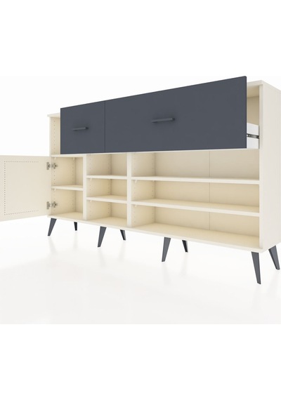 Arges Konsol 6 Raflı 2 Çekmeceli Tek Kapaklı 176x30x99 Aytaşı-aytaşı/antrasit Aytası/antrasıt - Aytası Arges Konsol 6 Raflı 2 Çekmeceli Tek Kapaklı 176x30x99 Aytaşı-aytaşı/antrasit Aytası/antrasıt - Aytası