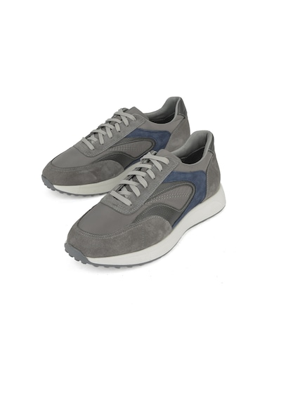 Ziya, Erkek Hakiki Deri Sneaker 1531026z313 Gri 1531026z313 011 Gri