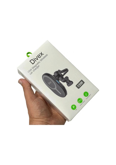 Divex Kablosuz Araç Şarj Cihazı Manyetik Wireless Şarj Aleti Dv-350