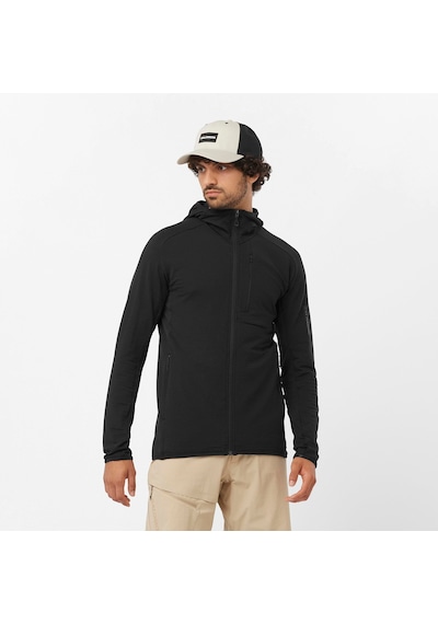 Salomon Essentıal Lıghtwarm Erkek Kapüşonlu Polar Black Lc2225300 Siyah