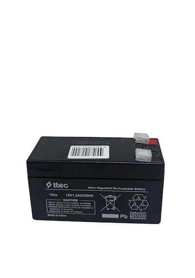 Ttec 12 Volt 1.3a Akü-12v 1.3 Ah Bakımsız Kuru Akü 2026 Üretim