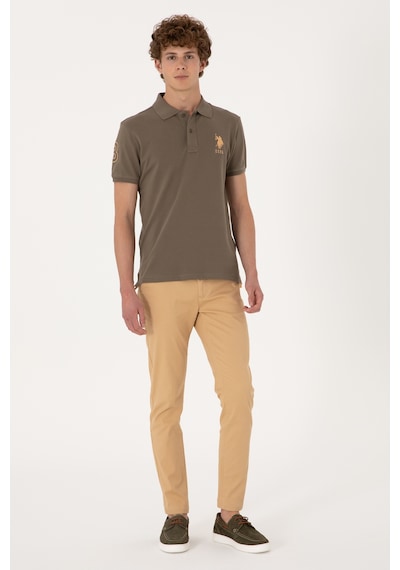 U.S. Polo Assn. Erkek Camel Kanvas Pantolon 50309142-VR015 U.S. Polo Assn. Erkek Camel Kanvas Pantolon 50309142-VR015
