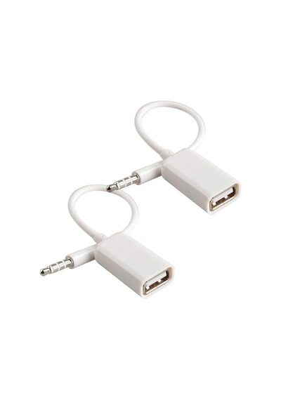 Erkek Aux 3.5 Mm. To Dişi Usb Stereo Ses Mp3 Telefon Çevirici