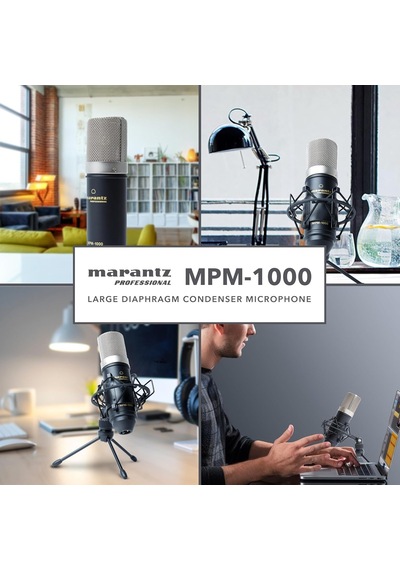 Mpm-1000 - Podcast, Akış, Şarkı Söyleme, Tele-çalışma Ve Oyun İçin Masa Standı Ve Kablolu Xlr Kondenser Stüdy