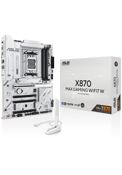 Asus X870 Max Gamıng Wıfı7 W Amd X870 Am5 Ddr5 8000 Hdmı 2xusb4 3