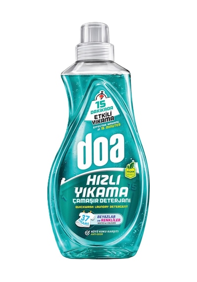Doa Hızlı Yıkama Sıvı Çamaşır Deterjanı Beyaz Ve Renkliler 1.480 Ml 3 Adet Diğer