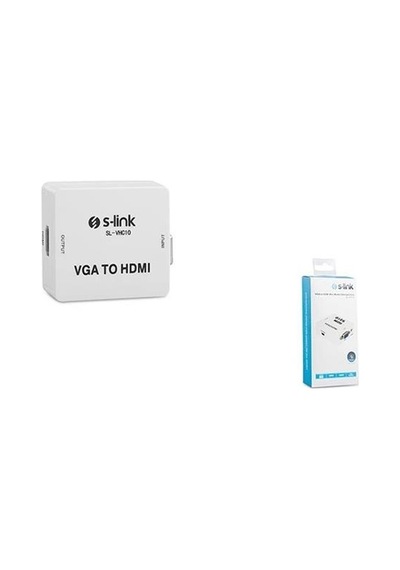 S-lınk Sl-vhc10 Vga To Hdmı Mini Çevirici Adaptör