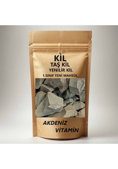 Akdeniz Vitamin Taş Kil Yenilebilir Kil 500 G