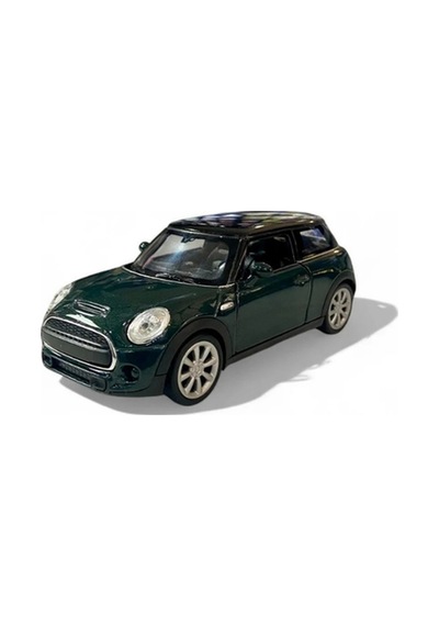 Cooper Diecast Metal Oyuncak Araba 11 Cm Çek Bırak Yeşil Çok Renkli