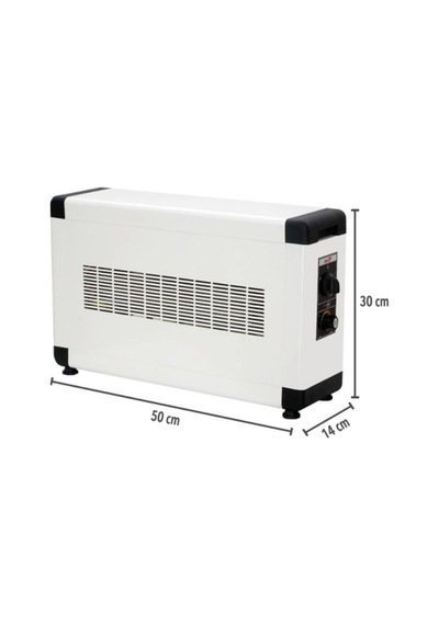 Board 3000w Monofaze Elektrikli Fanlı Isıtıcı Krem