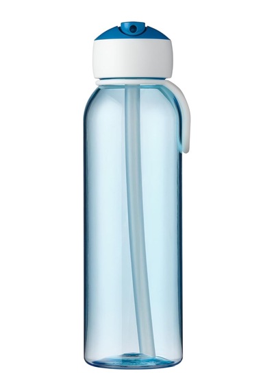 Mepal Pipetli Içecek Şişesi Campus Flip-up 500 Ml Mavi Çocukl Çok Renkli