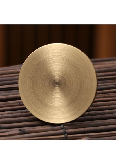 Mühür Mumu Pirinç Damga 50mm 3d Su Zambağı B Desen Pirinç Saplı Karışık