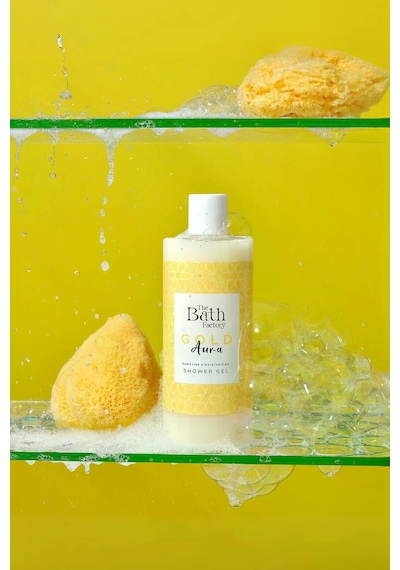 The Bath Factory Gold Aura Duş Jeli + Gold Aura Vücut Spreyi + Gold Aura Vücut Losyonu Mistik