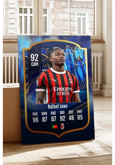 Futbolcu Fut Card Mdf Tablo Serisi Seti Çok Renkli - 713892367 Çok Renkli