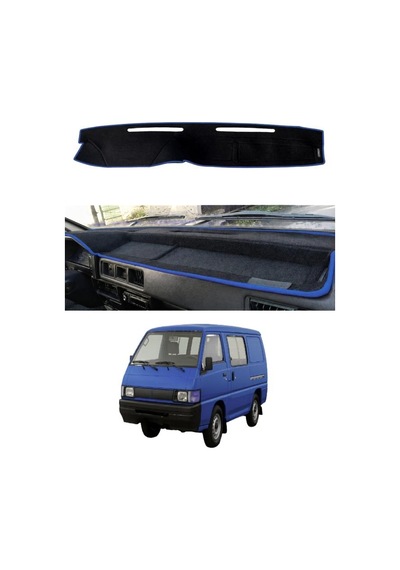 Mitsubishi - L300 1986-1993 Uyumlu Torpido Koruma Kılıfı - Mavi Şeritli