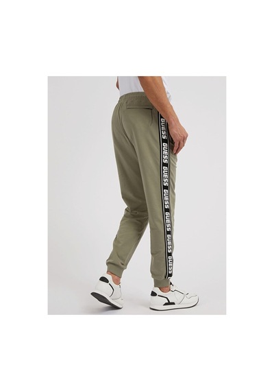 Guess New Arlo Erkek Aktif Regular Fit Eşofman Altı Haki