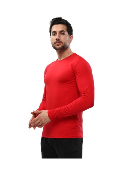 Raru Uzun Kollu T-shirt Laus Kırmızı Kırmızı