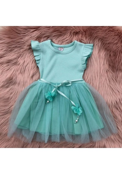 Retro Women Kız Çocuk Yeşil Fırfırlı Tül Etekli Özel Gün Doğum Günü Günlük Prenses Sevimli Şık Elbise Yeşil Retro Women Kız Çocuk Yeşil Fırfırlı Tül Etekli Özel Gün Doğum Günü Günlük Prenses Sevimli Şık Elbise Yeşil