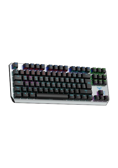 Aula F2067 TKL RGB Makrolu Kablolu Mekanik Oyuncu Klavyesi