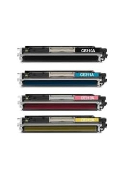 Hp Uyumlu Ce310a-ce311a- Ce312a-ce313a Takım Muadil Toner 126a Kırmızı