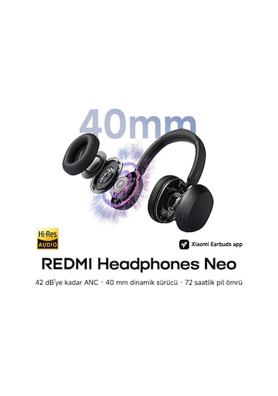 Xiaomi Redmi Neo Bluetooth 5.4 Kulaküstü Kulaklık