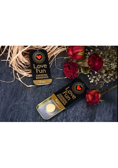 Love Funn Ginseng Bonbon Şeker 12 Teneke Kutu 24 Adet Gizli Gönderim