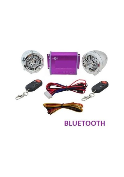 Motosiklet Alarm Seti Bluetooth M - R Krom