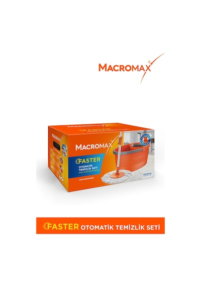 Faster Yeni Nesil Otomatik Temizlik Seti Pratik Kolay Sıkma Döner Başlık