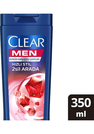 Men Hızlı Stil 2si1 Arada Kepeğe Karşı Etkili Şampuan 350 Ml