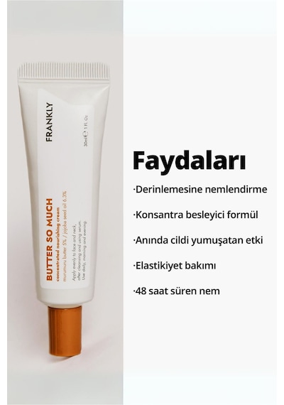 Cilt Bariyeri Güçlendiren Onarıcı Ve Nemlendirici Butter So Much Krem 30ml
