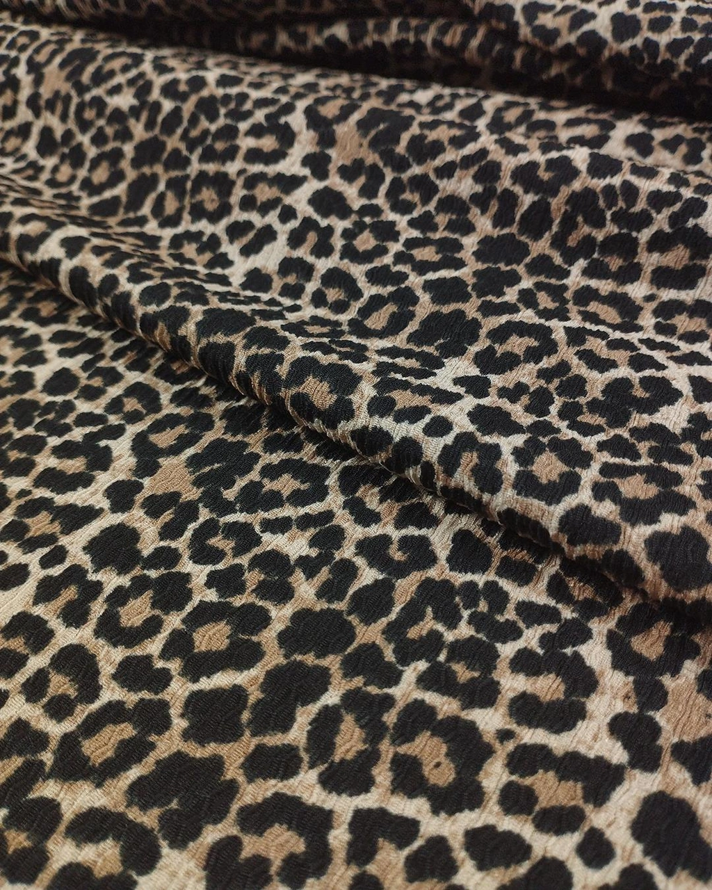 Irmak Örme Bürümcüklü Jarse Leopar Desen En: 160 Cm-964 Renkli