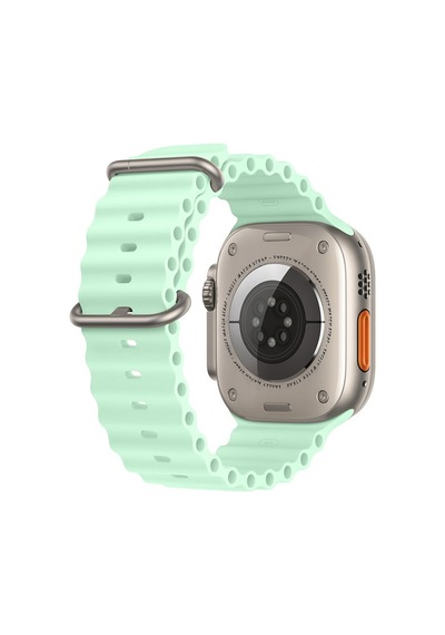 Apple Uyumlu  Watch 49 MM Ultra Seri Seaflex Ocean Silikon Kordon