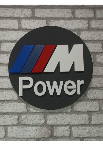 M Power Logo 50x50 M Power Araç Logo M Power Marka Logo M Power 3d Logo 50 x 50
