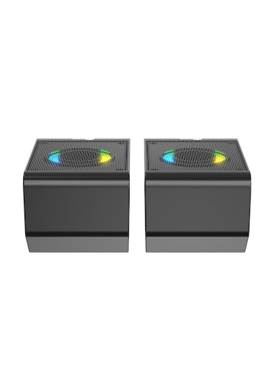 Lecoo DS100 Kablolu 1+1 6w RGB Masaüstü Gaming Bilgisayar Hoparlör PC Speaker