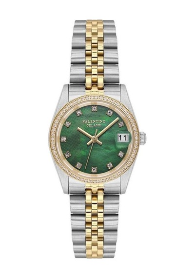 Valentino Orlandi Vo.4.10002-5 Gold - Gri Kadın Kol Saati