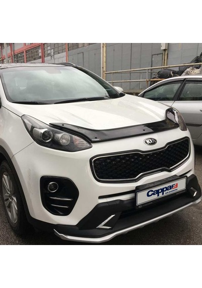 Cappafe Kia Sportage Ön Kaput Koruyucu Rüzgarlık 4Mm Abs 2016-